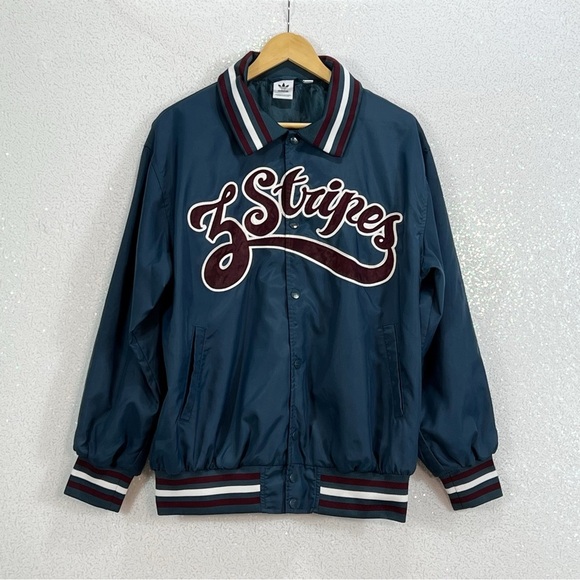 Adidas Original Adibreak Collegiate Jacket Blue Dressinn Varsity style - Picture 2 of 13